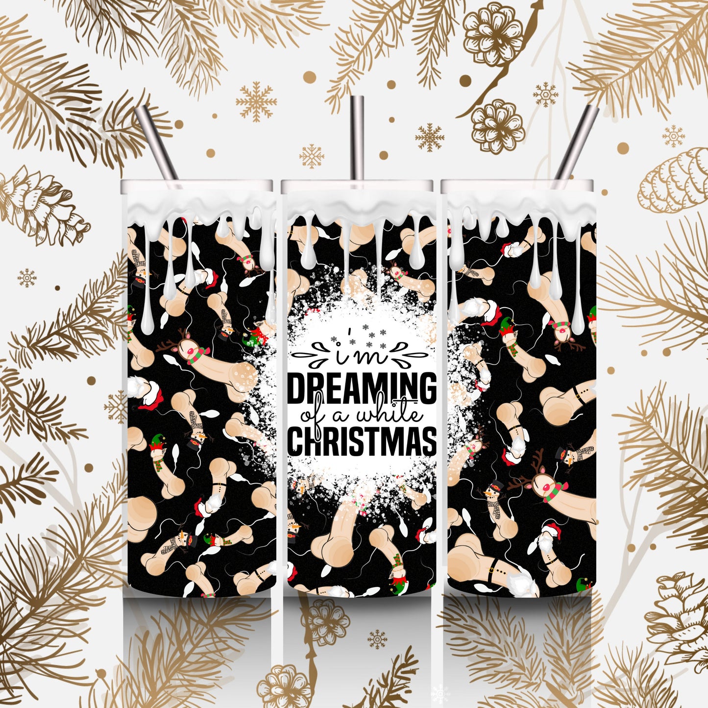 Dreaming of A White Christmas 20oz Tumbler